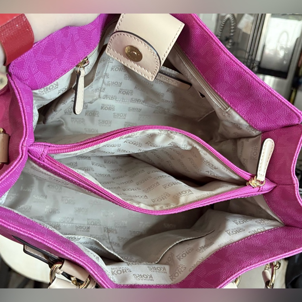NWOT Michael Kors Tote Handbag pinkπ - Picture 4 of 5